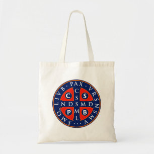 Bolso De Tela Diseño de medallas de San Benedicto