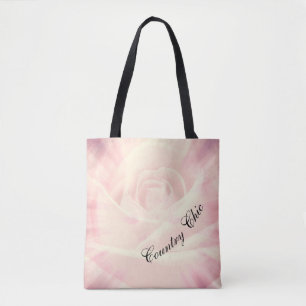 Bolso De Tela Diseño de moda de país rosa