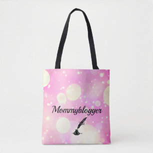 Bolso De Tela Diseño de Mommyblogger