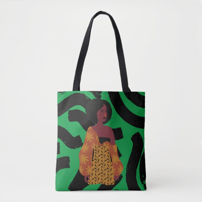 Bolso De Tela Diseño de Mujeres II (Anverso)