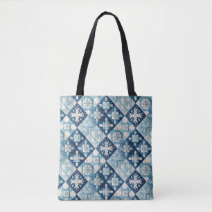 Bolso De Tela Diseño de Navidad acolchado