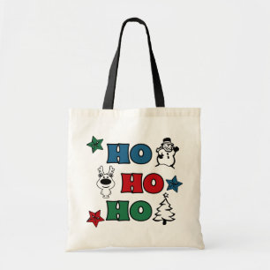 Bolso De Tela Diseño de Navidades Ho-Ho-Ho