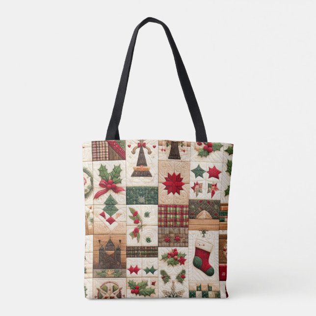 Bolso De Tela Diseño de Navidades sin límite (Reverso)