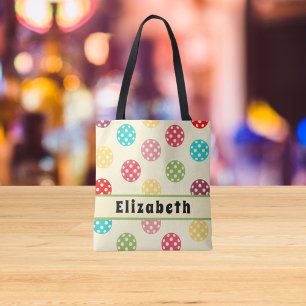 Bolso De Tela Diseño de nombres de bolas de volquete personaliza