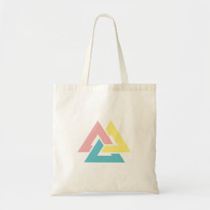 Bolso De Tela Diseño de nudos triangulares celtas