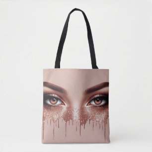 Bolso De Tela ✨ Diseño de ojos de belleza Glam para amantes de l