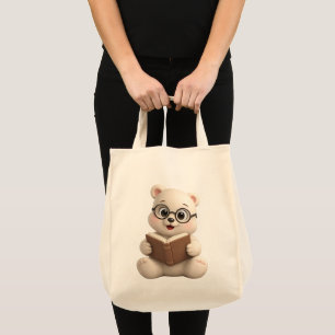 Bolso De Tela Diseño de oso de peluche adorable y lindo