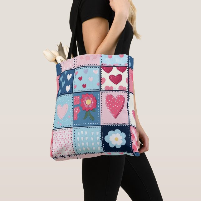 Bolso De Tela Diseño de papeleo bonito (Detalle)