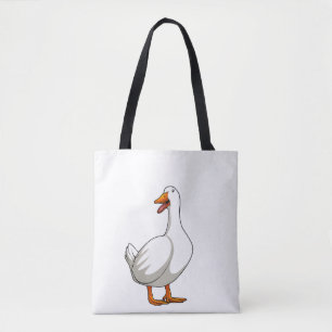Bolso De Tela Diseño de pato lindo para hombres amantes de aves