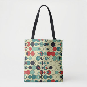 Bolso De Tela Diseño de patrón geométrico abstracto sin costuras