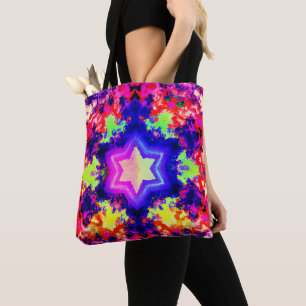 Bolso De Tela Diseño de patrones coloridos modernos