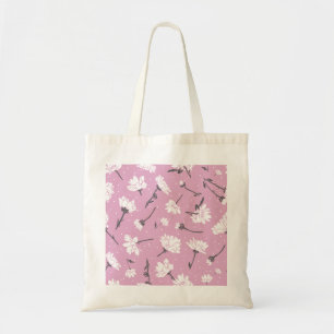 Bolso De Tela Diseño de patrones florales rosados - Arte elegant