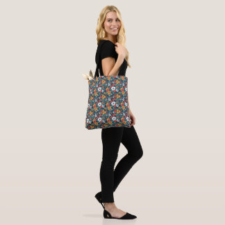 Bolso De Tela Diseño de patrones florales simples