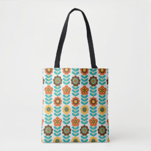 Bolso De Tela diseño de patrones florales sin fisuras. Ilustraci