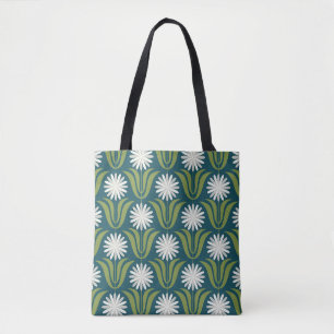 Bolso De Tela Diseño de patrones impecable de las flores. Estilo