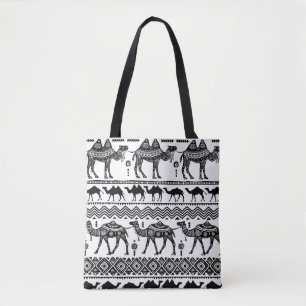 Bolso De Tela Diseño de patrones sin soldadura de camellos decor
