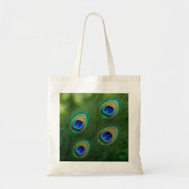 Bolso De Tela Diseño de pavo real Tote Bag