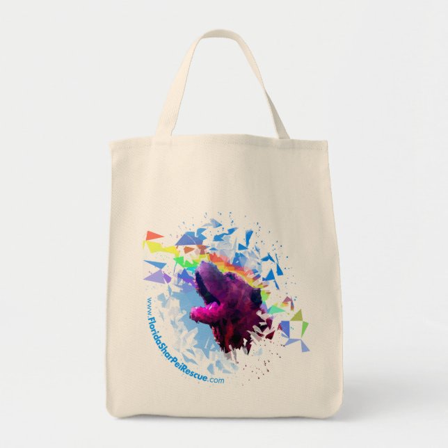 Bolso De Tela Diseño de Pei de la prisma del tote del (Frente)