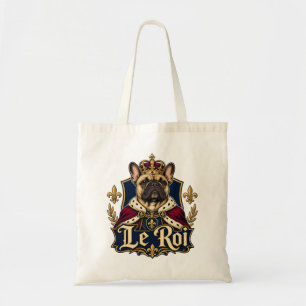 Bolso De Tela Diseño de perro real rey Bulldog Francés