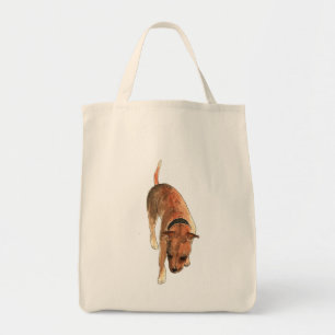 Bolso De Tela Diseño de perros de color acuático Staffordshire B
