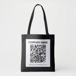 Bolso De Tela Diseño de Personalizable sencillo y código QR edit