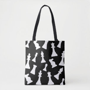 Bolso De Tela Diseño de piezas de juegos de ajedrez