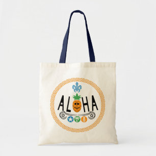 Bolso De Tela Diseño de piña de Aloha - Tote de presupuesto