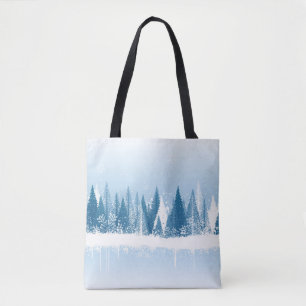 Bolso De Tela Diseño de pintura en forma de gruns de los bosques