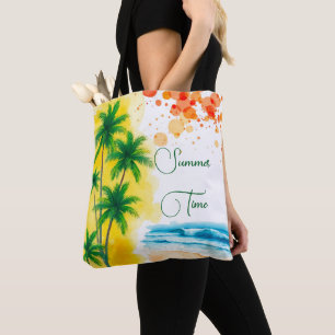 Bolso De Tela diseño de playa “Verano”