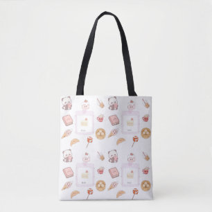 Bolso De Tela Diseño de postre dulce kawaii rosa lindo