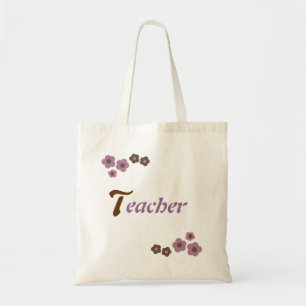 Bolso De Tela Diseño de Profesor Floral