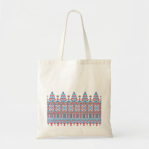 Bolso De Tela Diseño de puntos cruzados