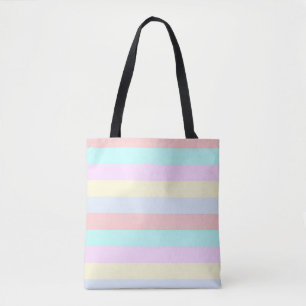 Bolso De Tela Diseño de rayas rosadas con estilo de Bonito de Pa