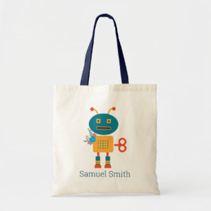 Bolso De Tela Diseño de robots pequeños