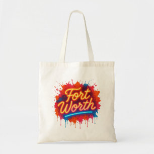 Bolso De Tela Diseño de salpicaduras de arte callejero en Fort W