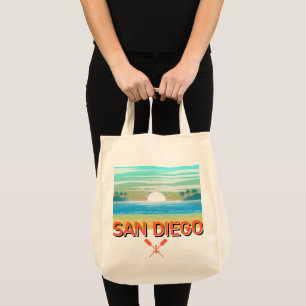 Bolso De Tela Diseño de San Diego - Tote de comestibles