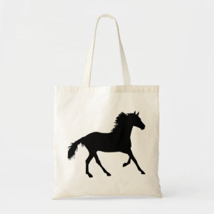 Bolso De Tela Diseño de silueta de caballo