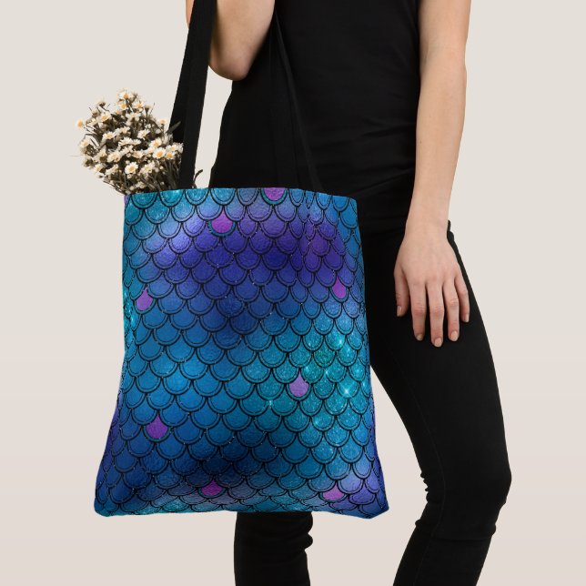 Bolso De Tela Diseño de sirena Personalizado personalizada (Detalle)