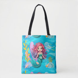 Bolso De Tela diseño de sirenas místicas