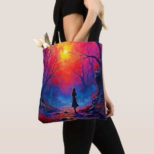 Bolso De Tela Diseño de soledad de Chicas forestales mágicos