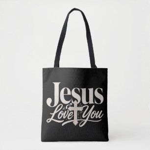 Bolso De Tela Diseño de Sublimación Cristiano
