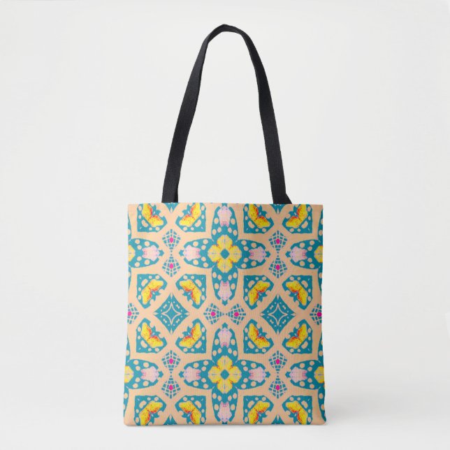 Bolso De Tela Diseño de tela. Ilustracion Inca Fashion. Lisboa M (Anverso)