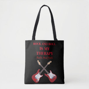 Bolso De Tela Diseño de terapia de roca y rollo