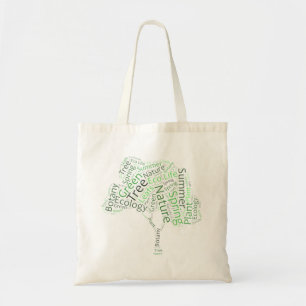Bolso De Tela Diseño de texto - Árbol ECO