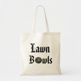 Bolso De Tela Diseño de texto de los antiguos bolos de jardín in