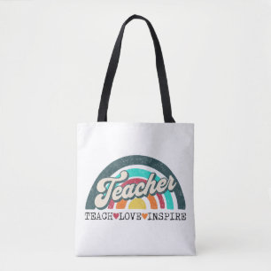 Bolso De Tela Diseño de texto docente