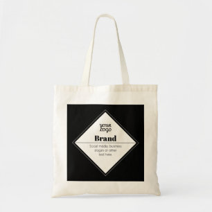 Bolso De Tela Diseño de texto moderno editable y su logotipo