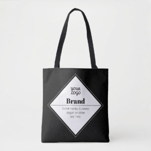 Bolso De Tela Diseño de texto moderno editable y su logotipo