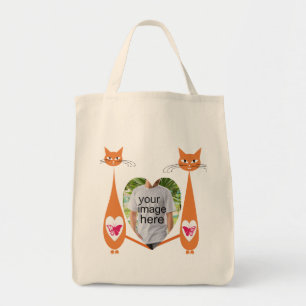 Bolso De Tela Diseño de texto Personalizado de corazón de amor d