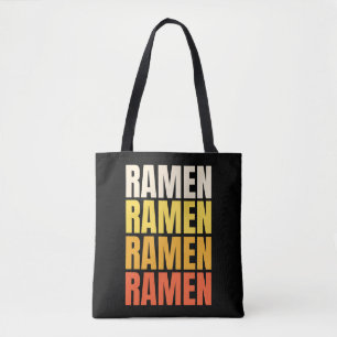 Bolso De Tela Diseño de texto Ramen